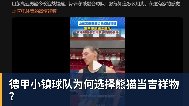 MK体育德甲小镇球队为何选择熊猫当吉祥物？
